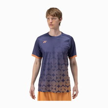 Yonex Sport T-shirt Practice Print 16746 (100% Polyester) 2025 Blueberry Blue Men's